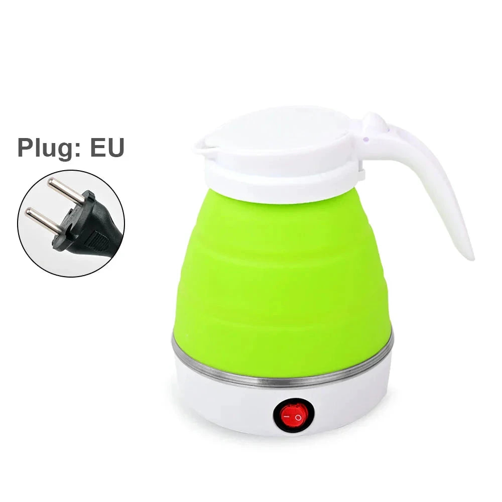 Mini Foldable Electric Kettle Travel Water Boiler Silicone Compression by Bowlift