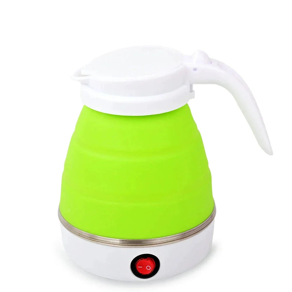 Mini Foldable Electric Kettle Travel Water Boiler Silicone Compression by Bowlift