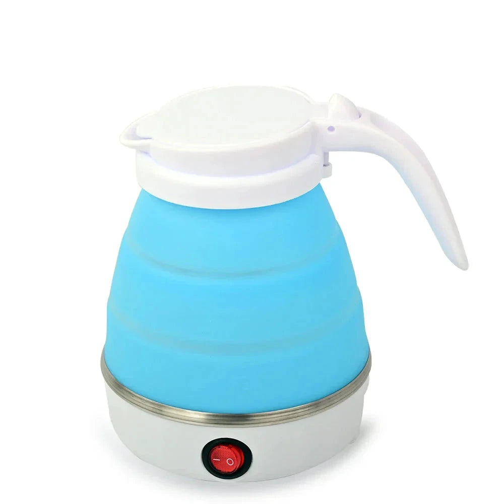 Mini Foldable Electric Kettle Travel Water Boiler Silicone Compression by Bowlift