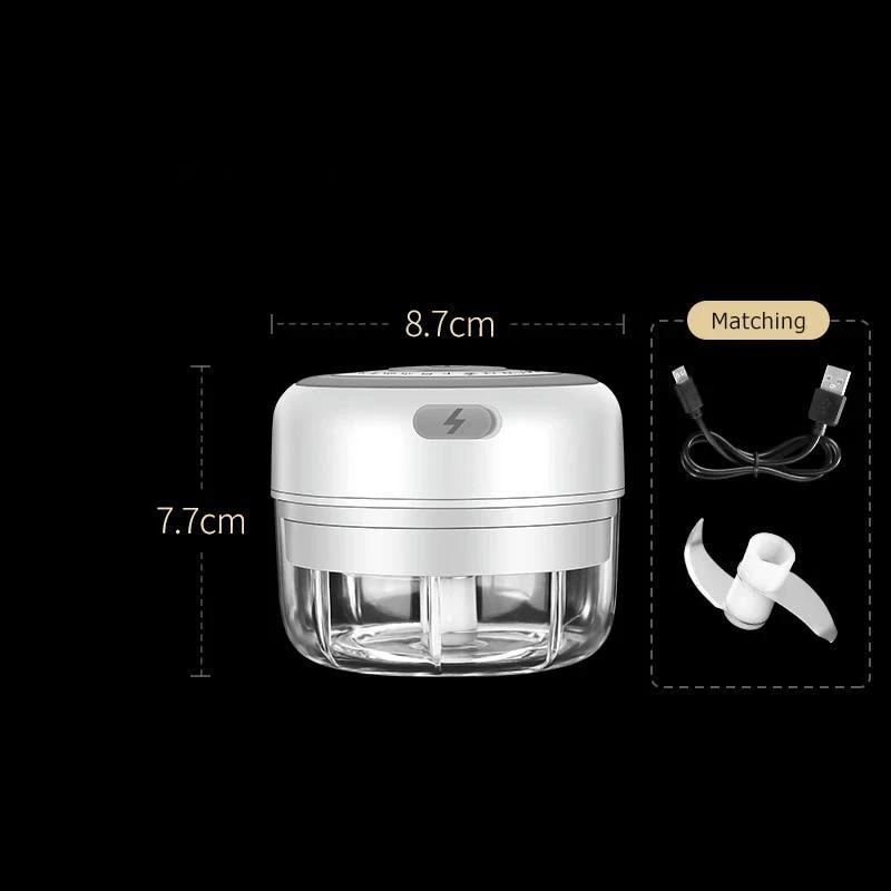 ZerkliX Electric Mini Chopper | Compact & Rechargeable | BPA-free & Stainless Steel Blades | 150 ml by BowLift