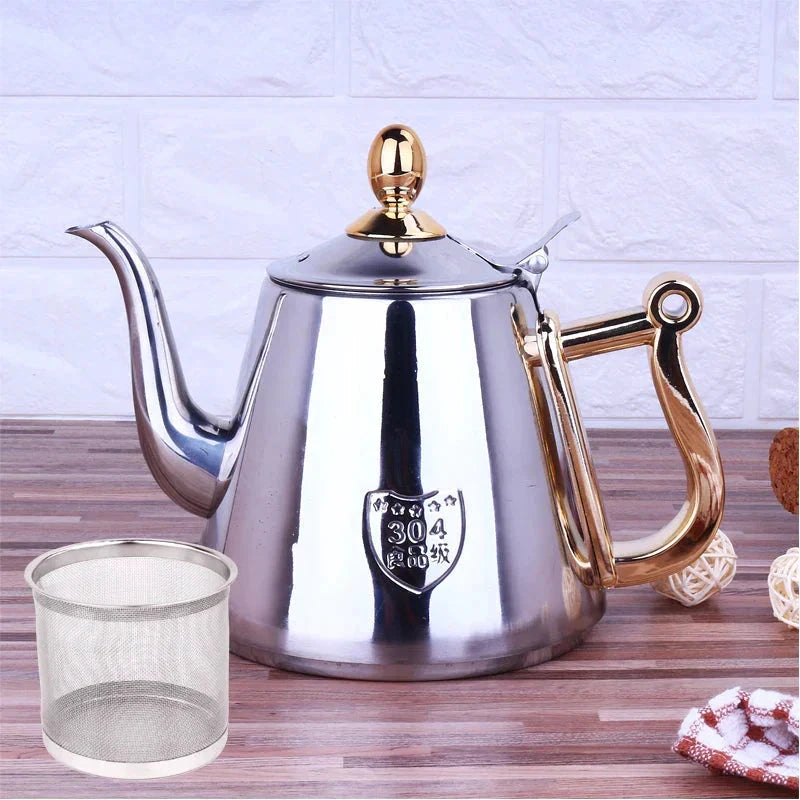 Mirror Surface Delicate Water Kettle Inner With Tea Filter Kettle by Bowlift
