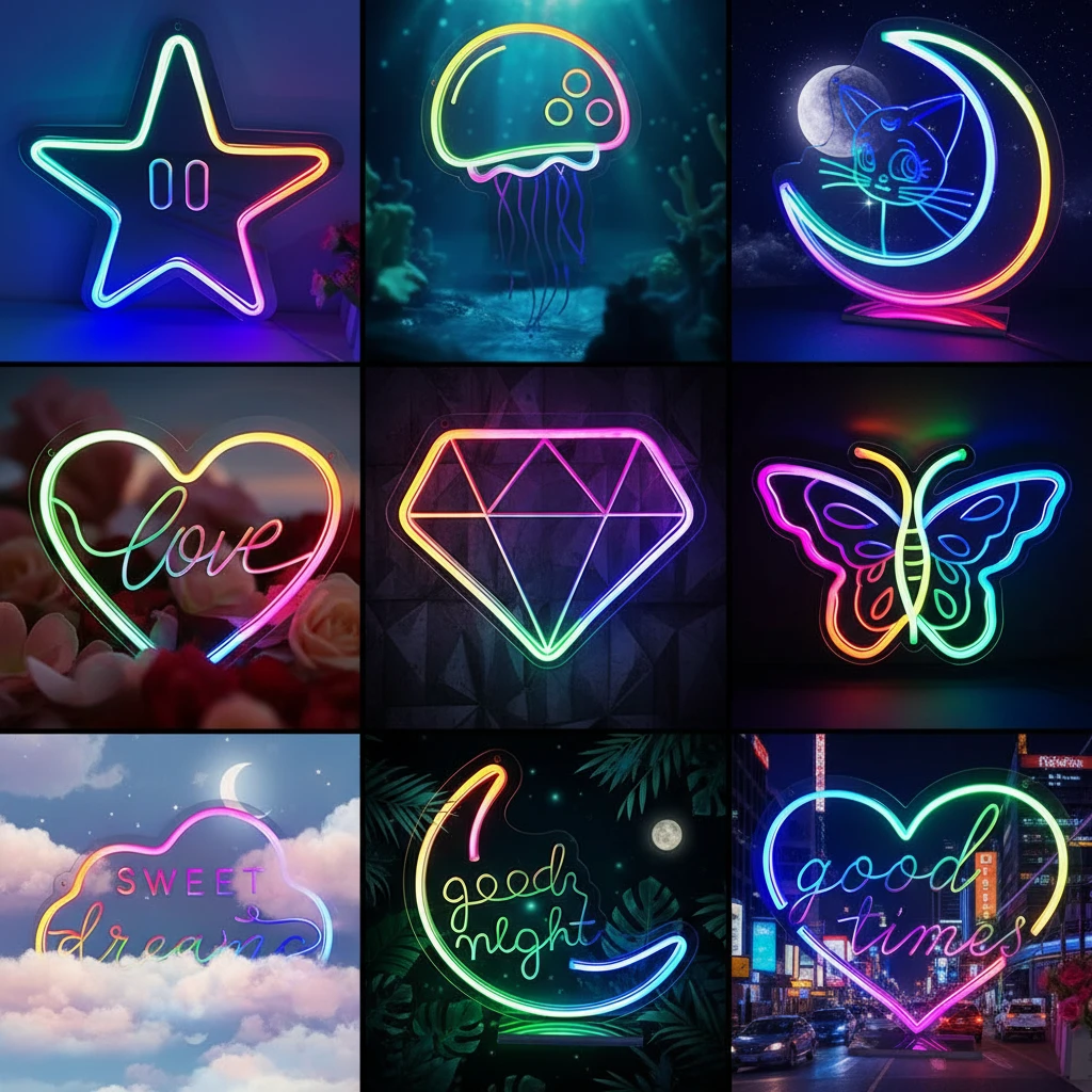 Mirror Neon Sign for Home&Shop Decor by Neonchics