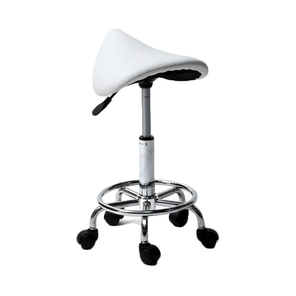 Modern Hydraulic Swivel Saddle Bar Stool by Bowlift