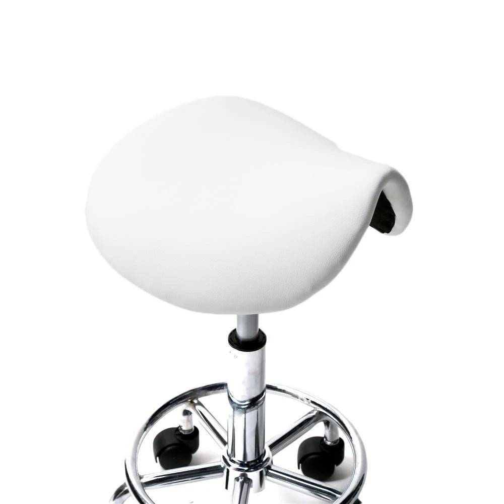 Modern Hydraulic Swivel Saddle Bar Stool by Bowlift