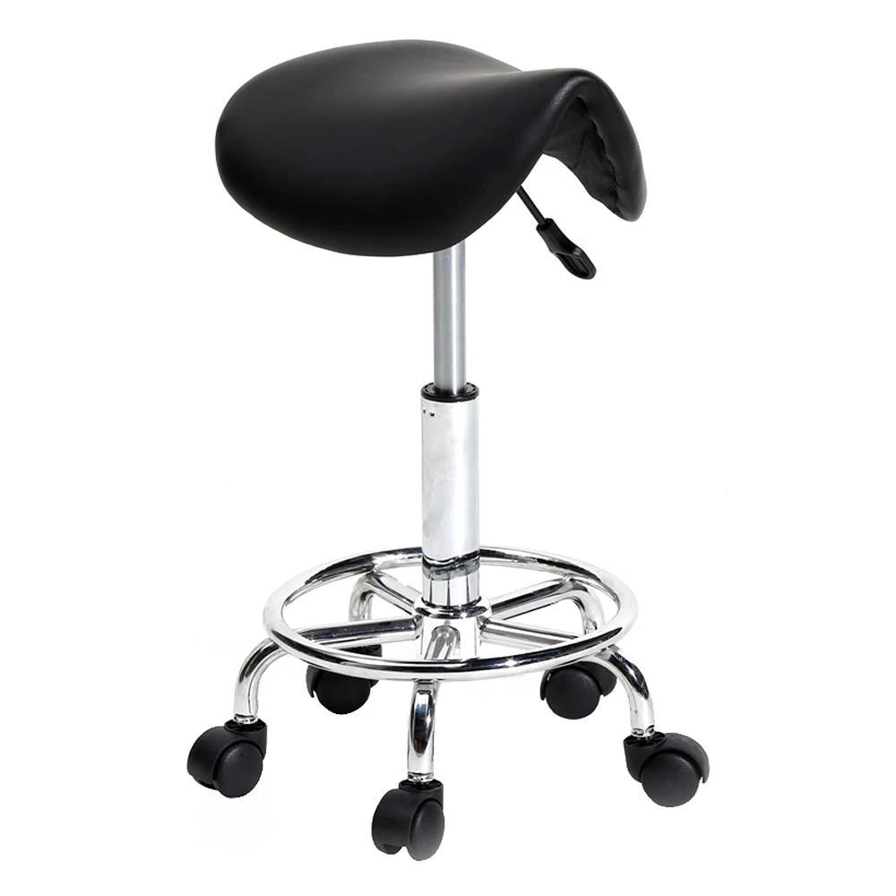 Modern Hydraulic Swivel Saddle Bar Stool by Bowlift