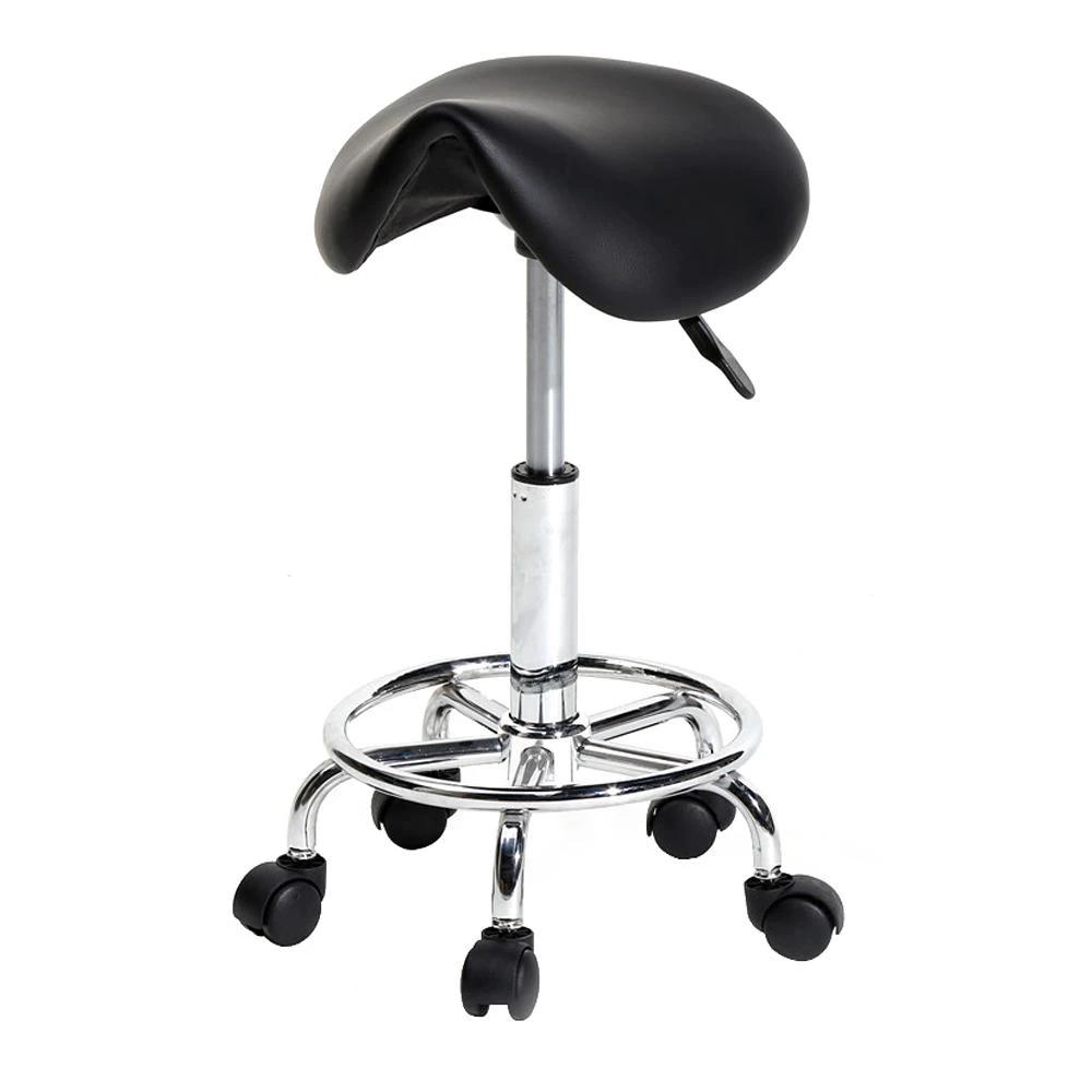 Modern Hydraulic Swivel Saddle Bar Stool by Bowlift