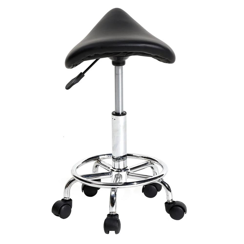 Modern Hydraulic Swivel Saddle Bar Stool by Bowlift