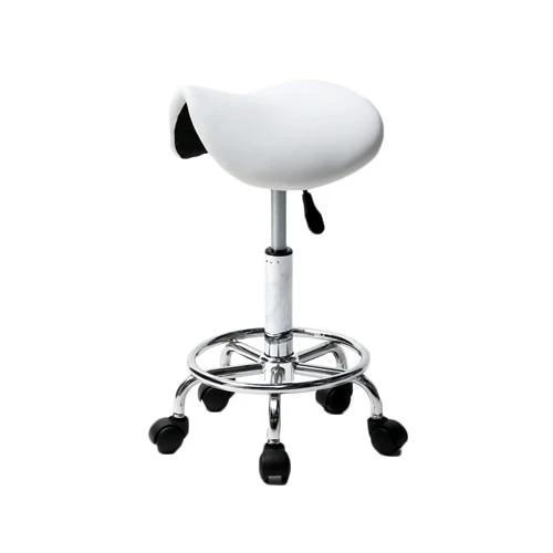 Modern Hydraulic Swivel Saddle Bar Stool by Bowlift