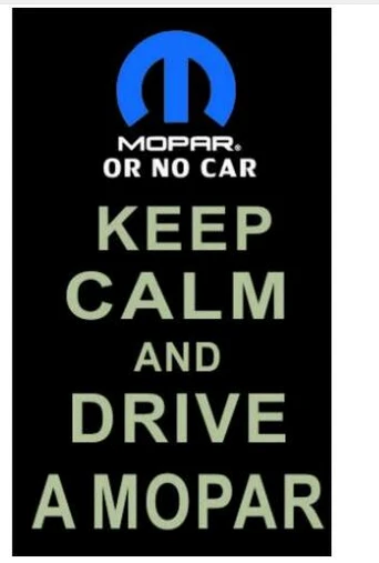 Mopar Flag-3x5ft Checkered Banner-Metal Grommets by flagsshop