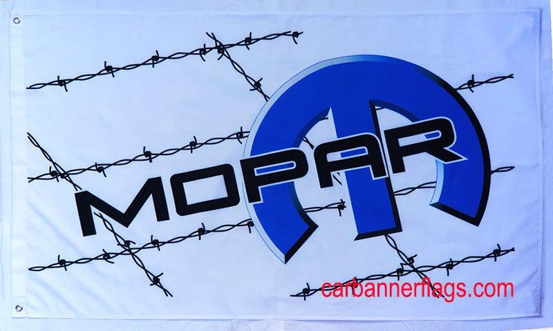 Mopar Flag-3x5ft Checkered Banner-Metal Grommets by flagsshop