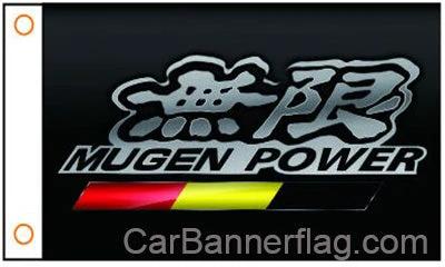 Honda Mugen Flag-3x5 FT Banner-100% polyester-2 Metal Grommets by flagsshop