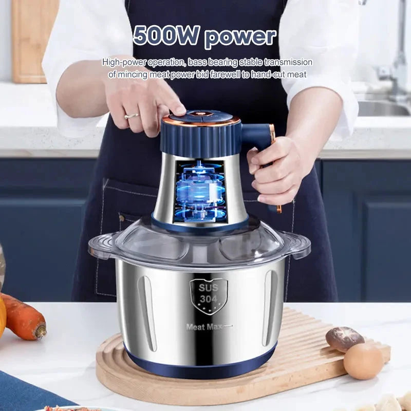 Multi-Function Electric Meat Grinder Stainless Steel Food Processor by Bowlift