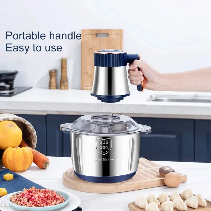 Multi-Function Electric Meat Grinder Stainless Steel Food Processor by Bowlift
