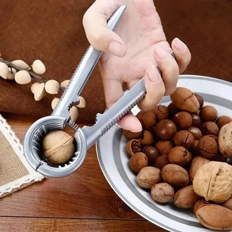 Multi-Functional Aluminum Nut Cracker Walnut Chestnut Hazelnut Sheller by Bowlift