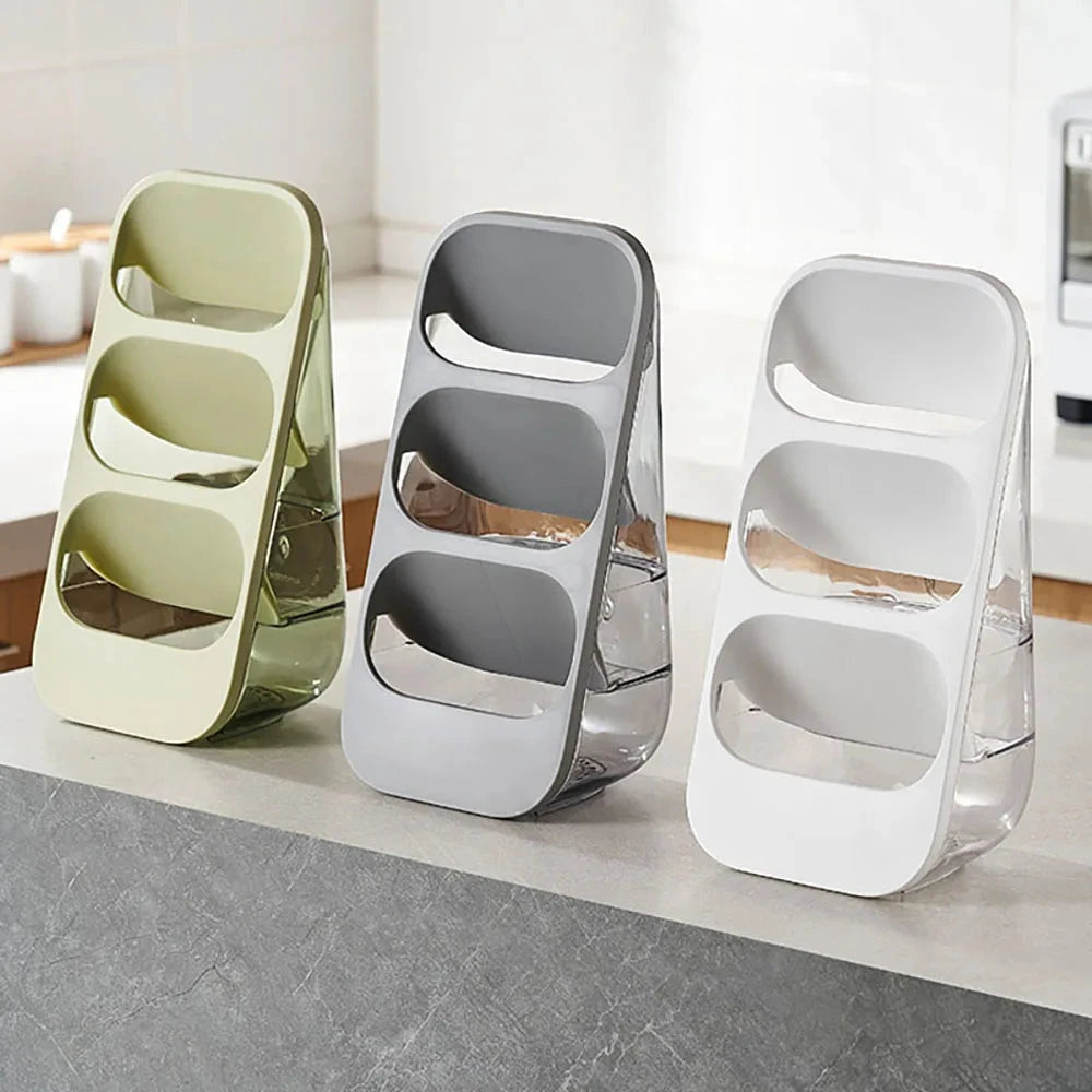 Multi-Functional Kitchen Storage Rack Utensil Drainer Holder Dish Rack by Bowlift
