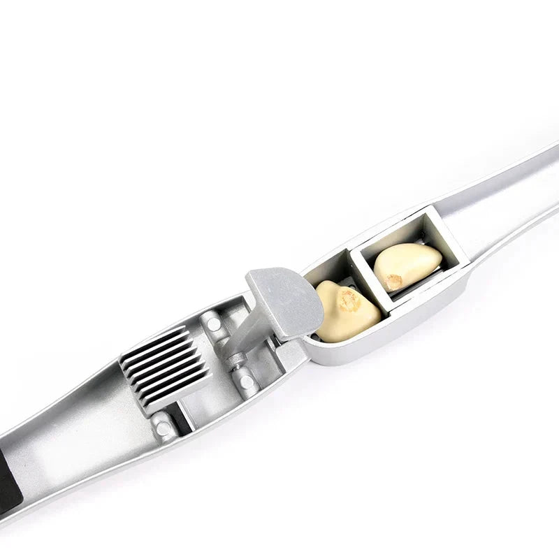 Multifunction Aluminum Garlic Press Set with Silicone Tube Roller by Bowlift