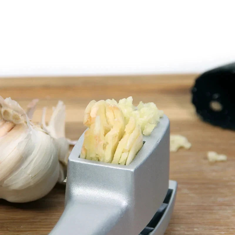 Multifunction Aluminum Garlic Press Set with Silicone Tube Roller by Bowlift
