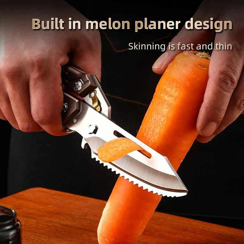 Multifunctional Heavy-Duty Kitchen Food Chicken Bone Cutting Scissors by Bowlift
