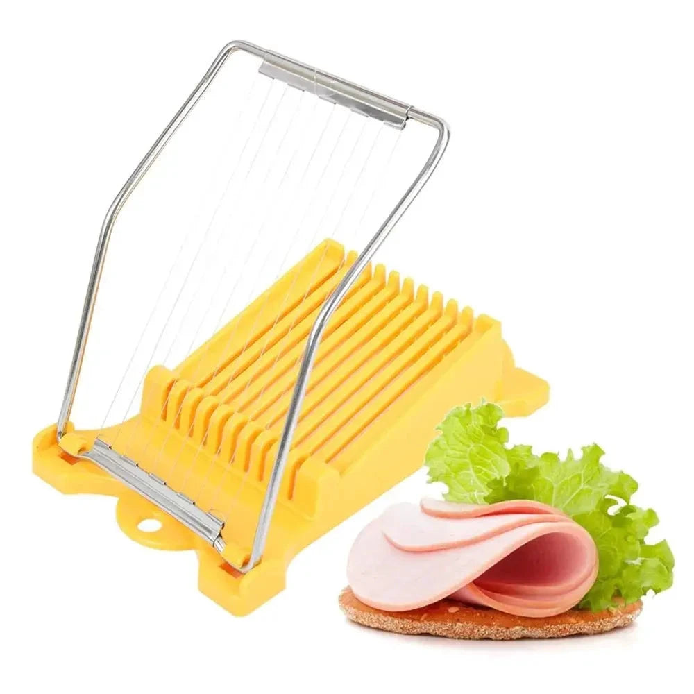 Multifunctional Luncheon Meat Egg Cutter Stainless Steel Food Slicer by Bowlift
