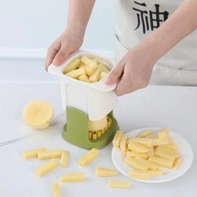 Multifunctional Vegetable Chopper Fries Cutter Hand Pressure Dicer by Bowlift