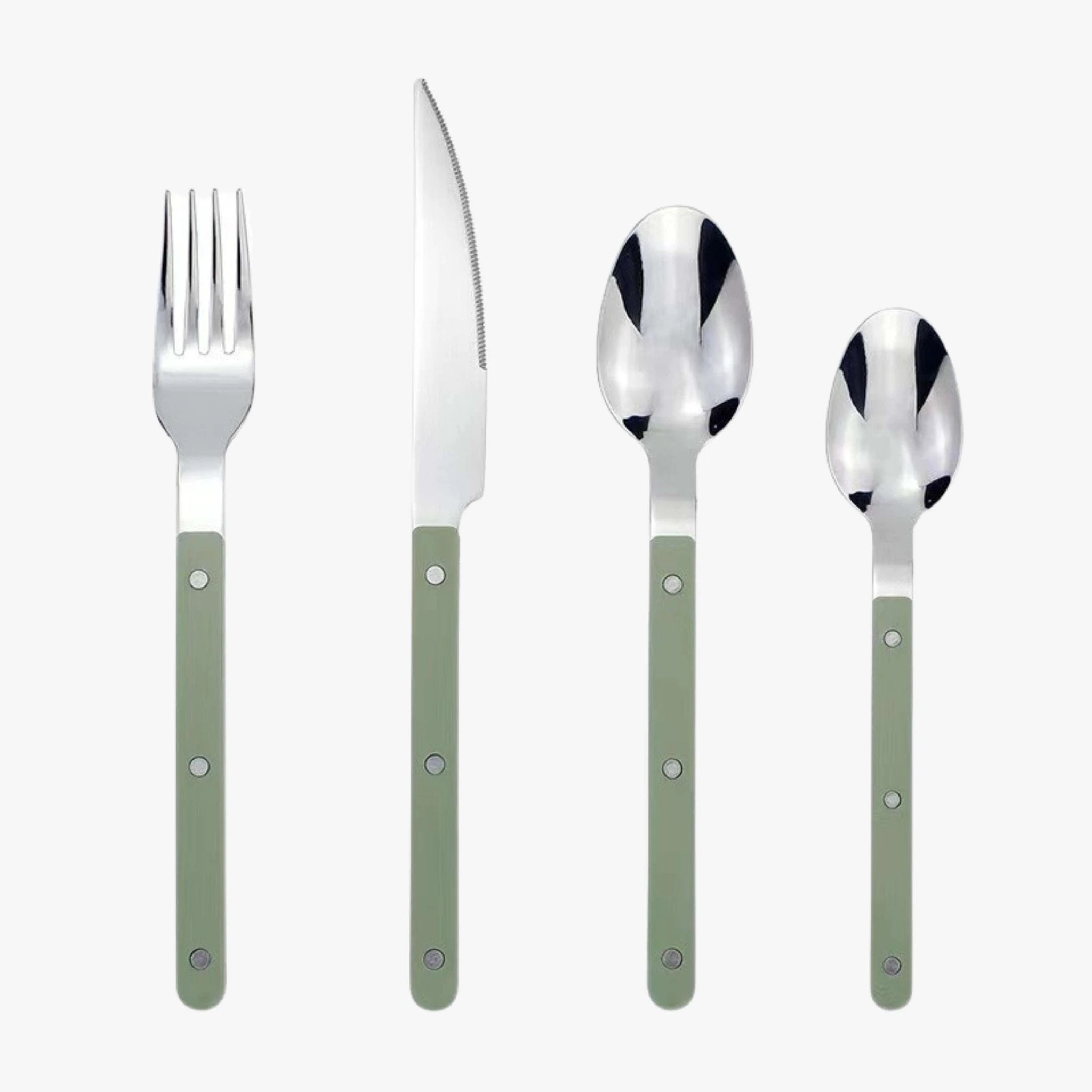 24-Piece Cutlery Set – Engraved Stainless Steel Flatware for 6 People by BowLift