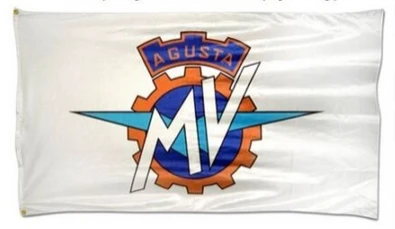 MV Agusta Flag- 3x5 FT Banner-100% polyester-2 Metal Grommets by flagsshop