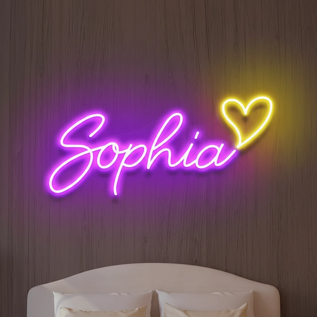 Custom Name Led Neon Sign Wedding Neon Sign Gift by Neonchics