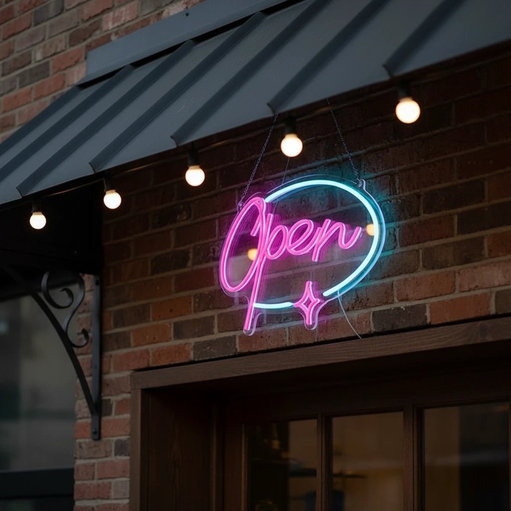 Neon Open Sign for Business Acrylic Led Open Sign by Neonchics