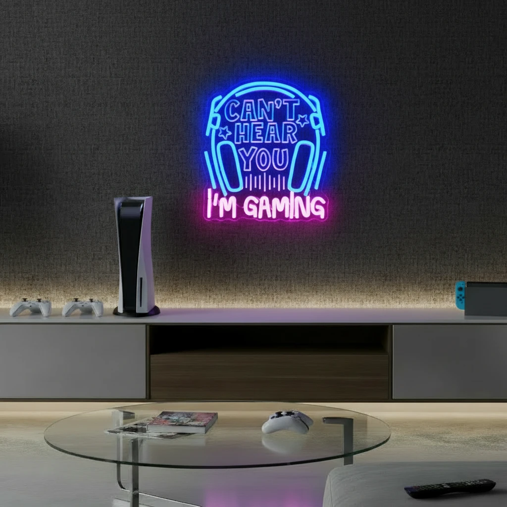 Game Controller Neon Sign Led Neon Sign for Wall Decor by Neonchics