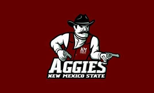 New Mexico St. Aggies Flag NMSU Large 3FTX 5FT NCAA New Mexico State University PolyesterBanner by flagsshop