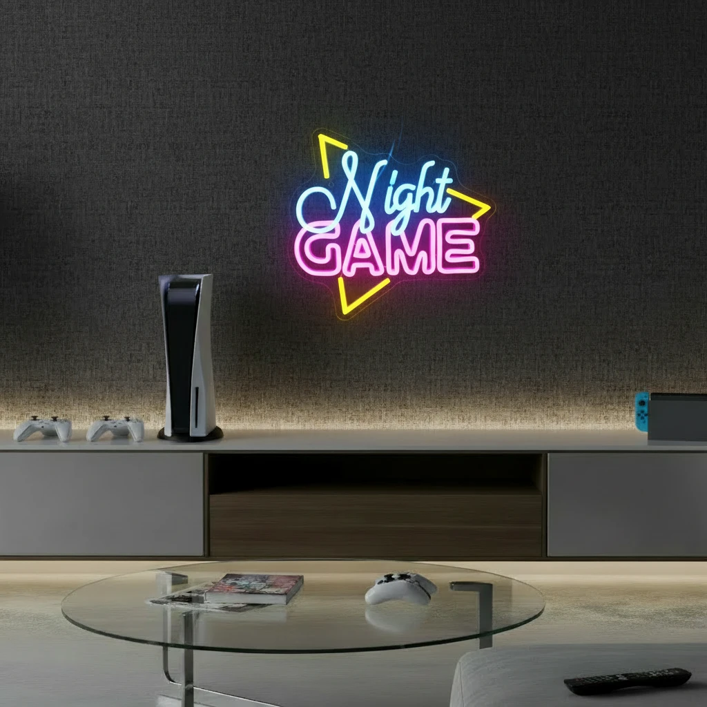Game Night Neon Sign by Neonchics