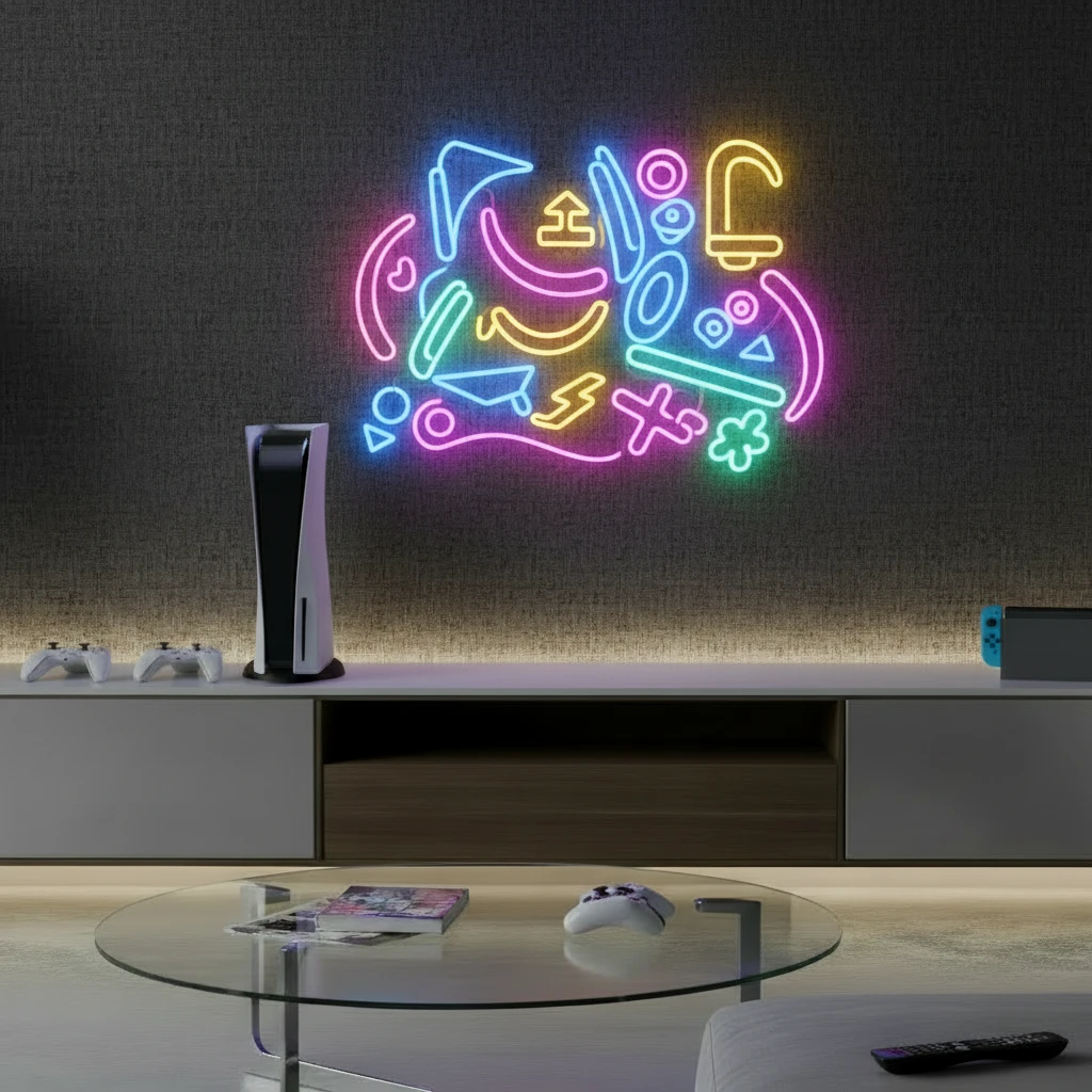 Game Night Neon Sign by Neonchics
