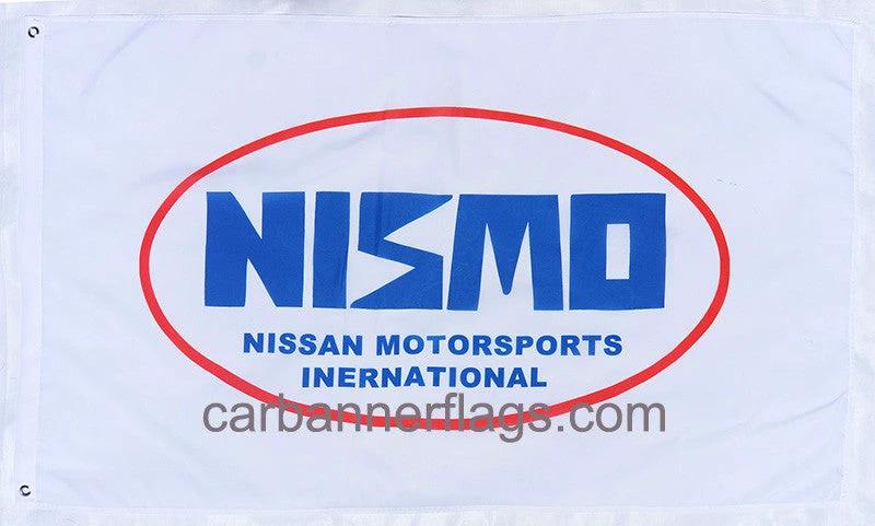 Nismo Flag-3x5ft Nissan Motorsports Banner-100% polyester-White by flagsshop