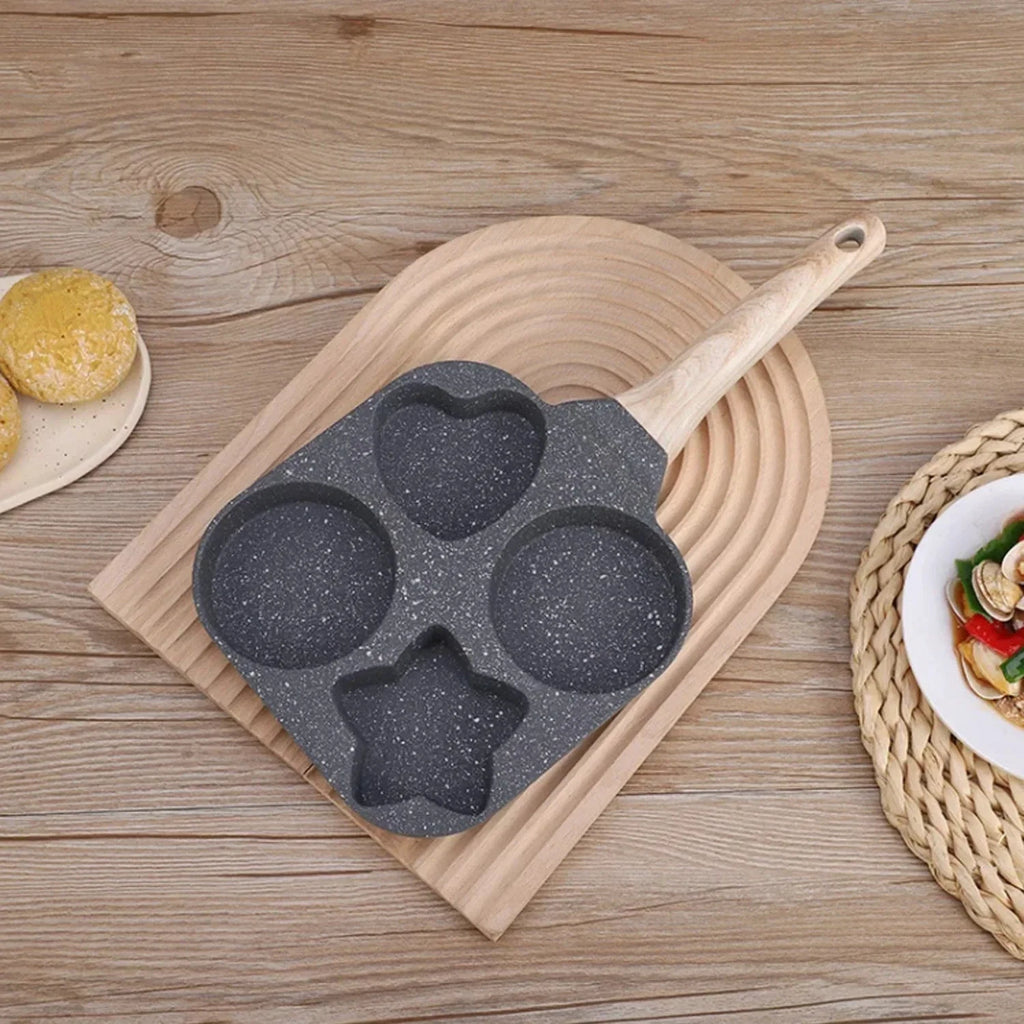 Non stick Mini Breakfast Frying Pan Medical Stone Three shapes by Bowlift
