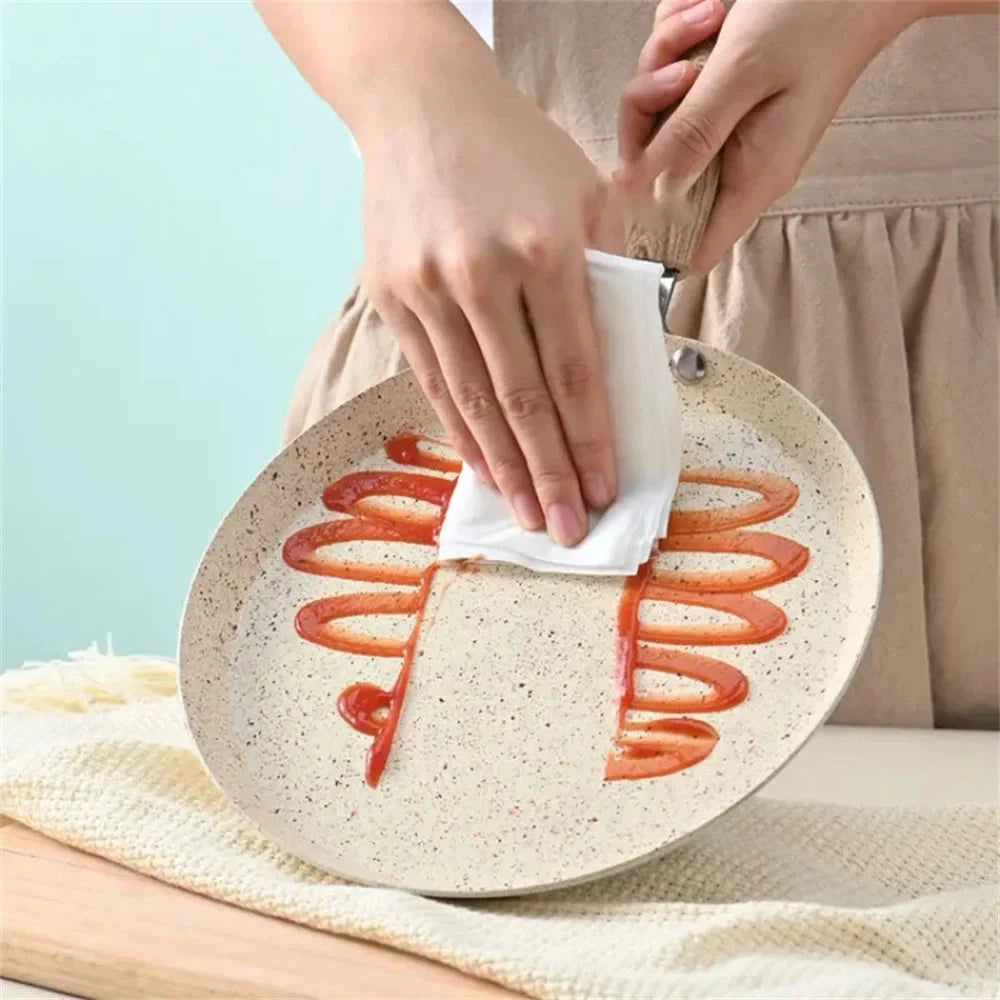 Non Stick Omelet Pan Pizza Cooking Induction Gas Stove Frying Pan by Bowlift