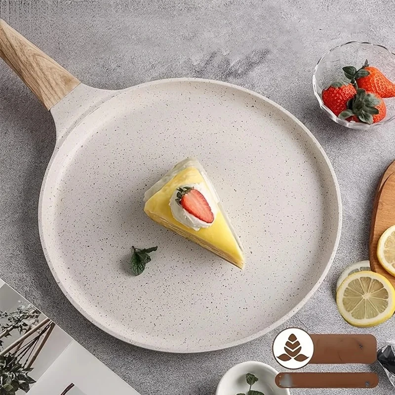 Non-Stick Pancake Pan Ceramic Coated Kitchen Frying Pan Tortilla Pan by Bowlift