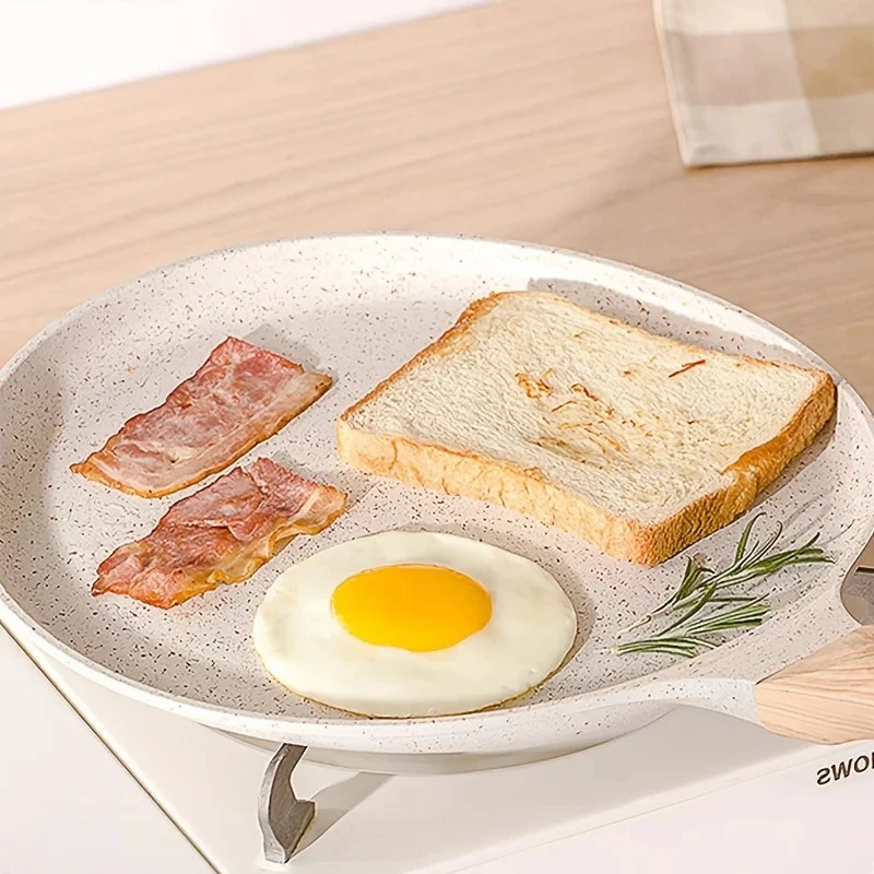 Non-Stick Pancake Pan Ceramic Coated Kitchen Frying Pan Tortilla Pan by Bowlift