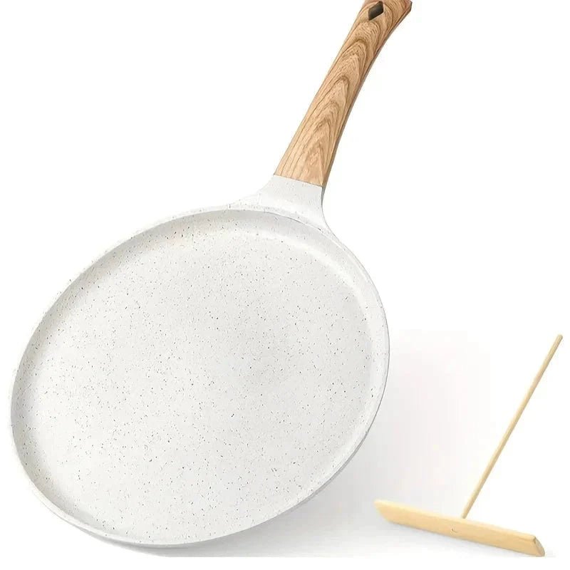 Non-Stick Pancake Pan Ceramic Coated Kitchen Frying Pan Tortilla Pan by Bowlift