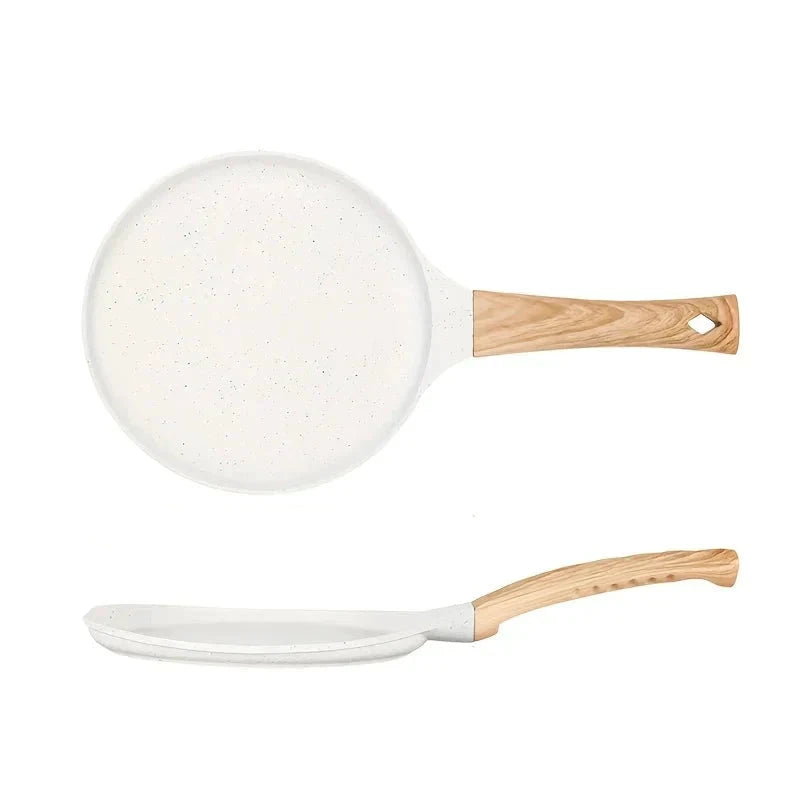Non-Stick Pancake Pan Ceramic Coated Kitchen Frying Pan Tortilla Pan by Bowlift