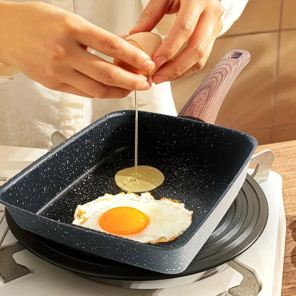 Non Stick Rectangle Frying Pan Cooking Egg Roll Cookware Kitchen Tools by Bowlift