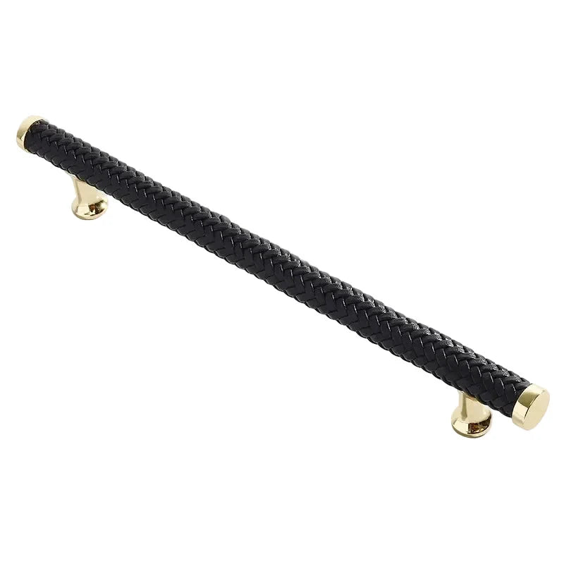 Nordic Leather Cabinet Handles Drawer Pulls for Wardrobe and Furniture by Bowlift