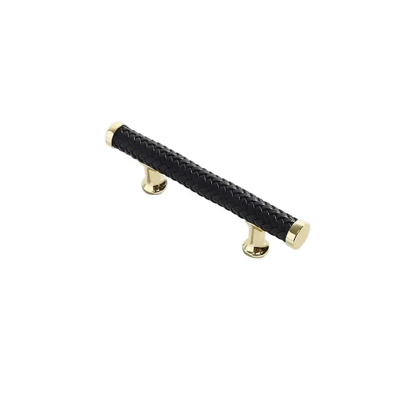 Nordic Leather Cabinet Handles Drawer Pulls for Wardrobe and Furniture by Bowlift