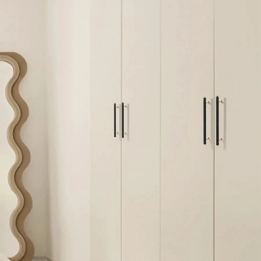 Nordic Leather Cabinet Handles Drawer Pulls for Wardrobe and Furniture by Bowlift