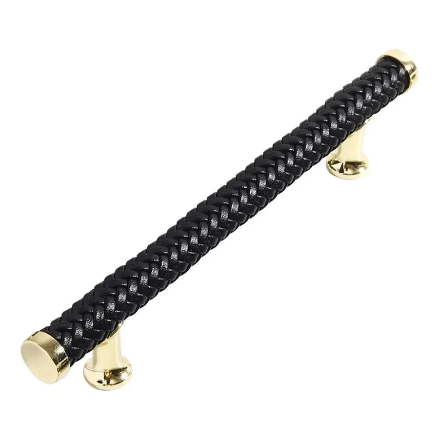 Nordic Leather Cabinet Handles Drawer Pulls for Wardrobe and Furniture by Bowlift
