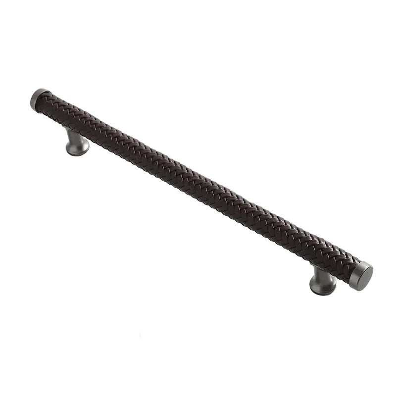 Nordic Leather Cabinet Handles Drawer Pulls for Wardrobe and Furniture by Bowlift