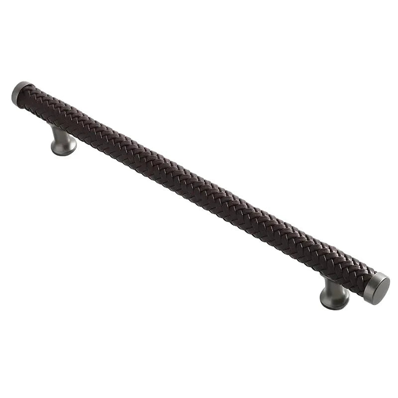 Nordic Leather Cabinet Handles Drawer Pulls for Wardrobe and Furniture by Bowlift