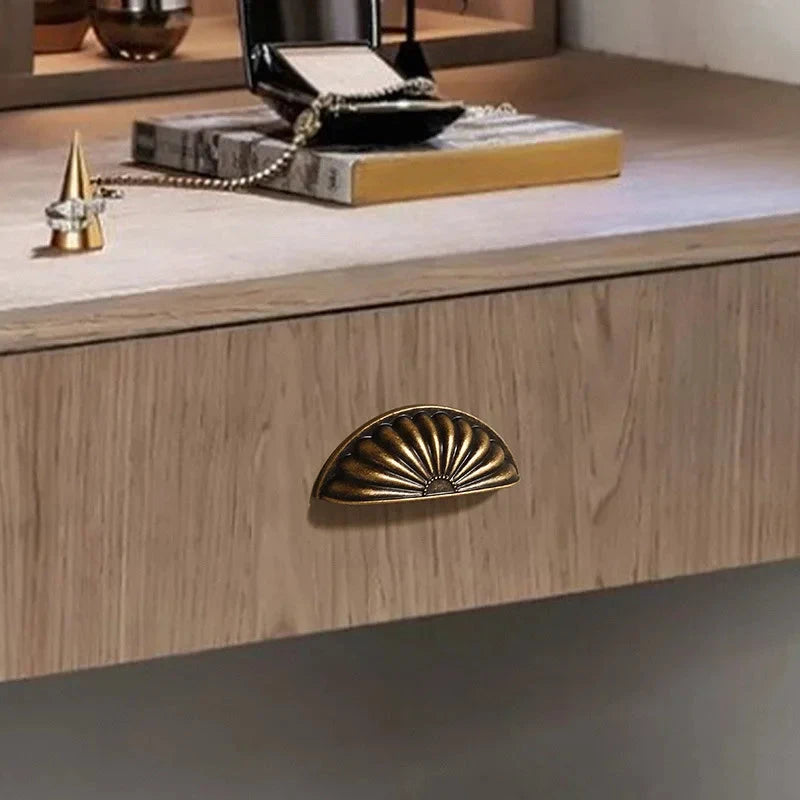 Nordic Vintage Bronze Cabinet Handle Furniture Hardware Drawer Cabinet by Bowlift