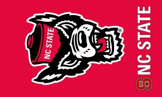 N.C.State Wolfpack banner 3x5ft, NCAA NC State flag,100% polyester , NCSU flags by flagsshop