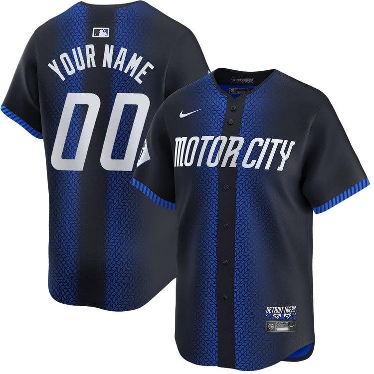 Detroit Tigers City Connect Custom Jersey - All Stitched by Detroit Tigers