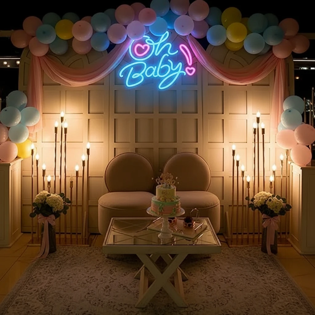 Baby Love Neon Sign by Neonchics